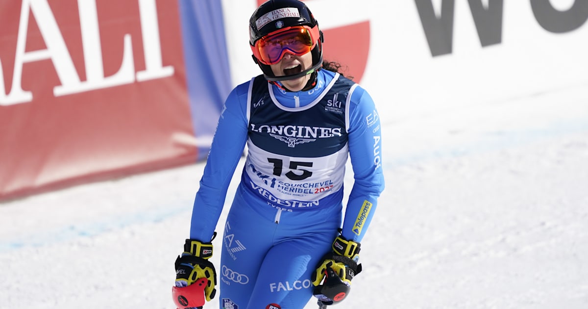 Federica Brignone wins women's combined world title at 2023 Alpine ...