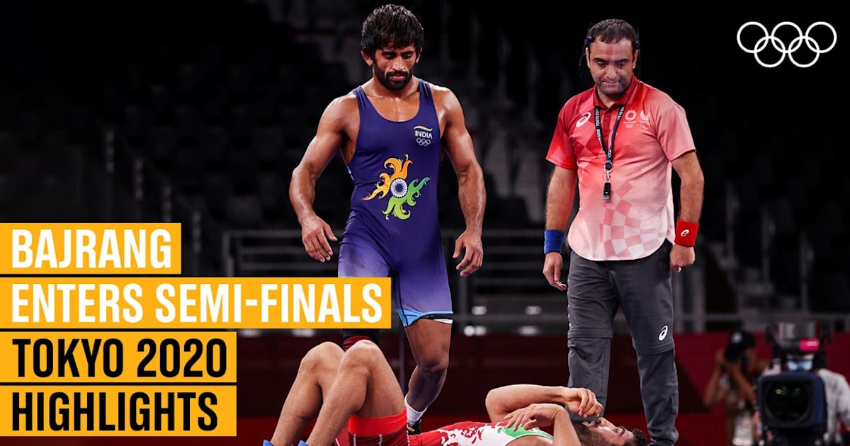 Wrestling Tokyo 2020: Bajrang fights his way to semi-finals