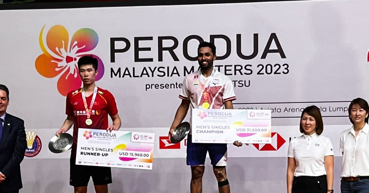 Malaysia Masters 2023 badminton: HS Prannoy wins men’s singles title