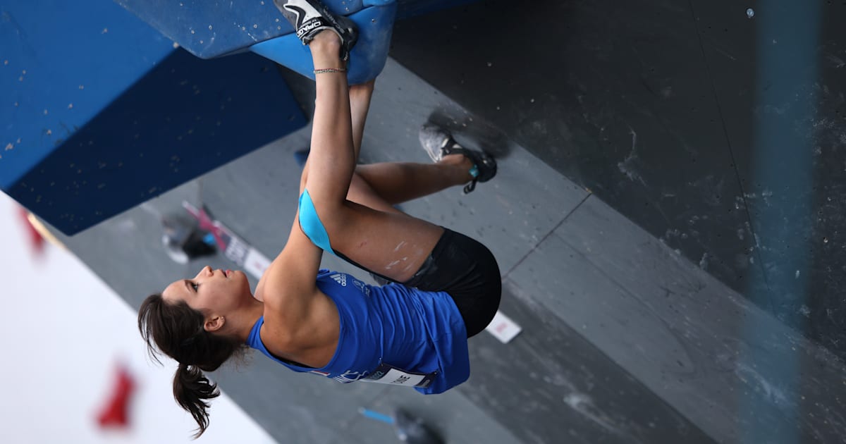 Meet French sport climber Oriane Bertone, who grew up on a remote