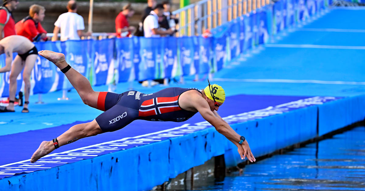 Olympic Triathlon Test Event A huge success for athletes, a boost of