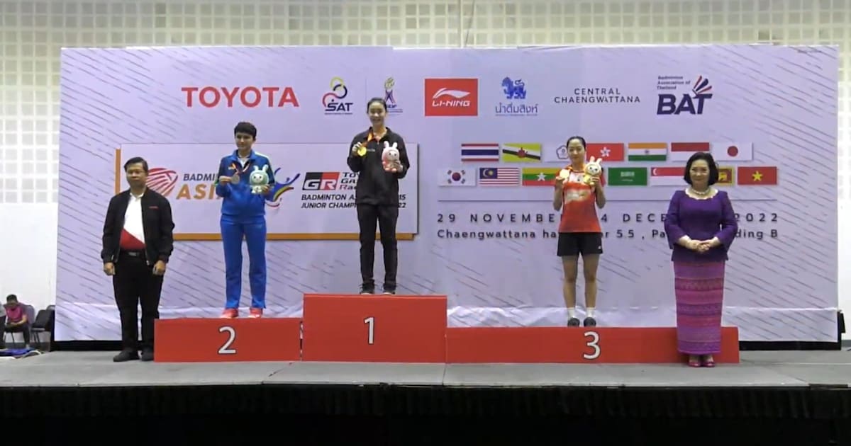 Badminton Asia Junior Championships 2022 India finish with five medals
