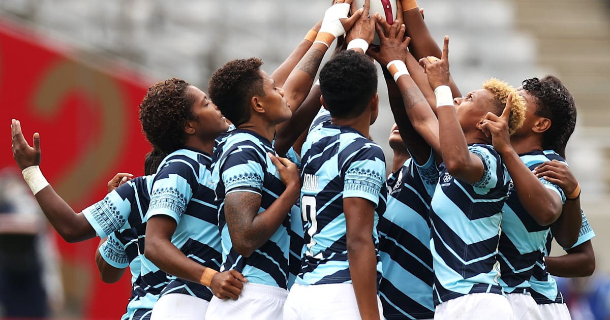 Commonwealth Games Mens Olympic Rugby Sevens Champions Fiji Hunting