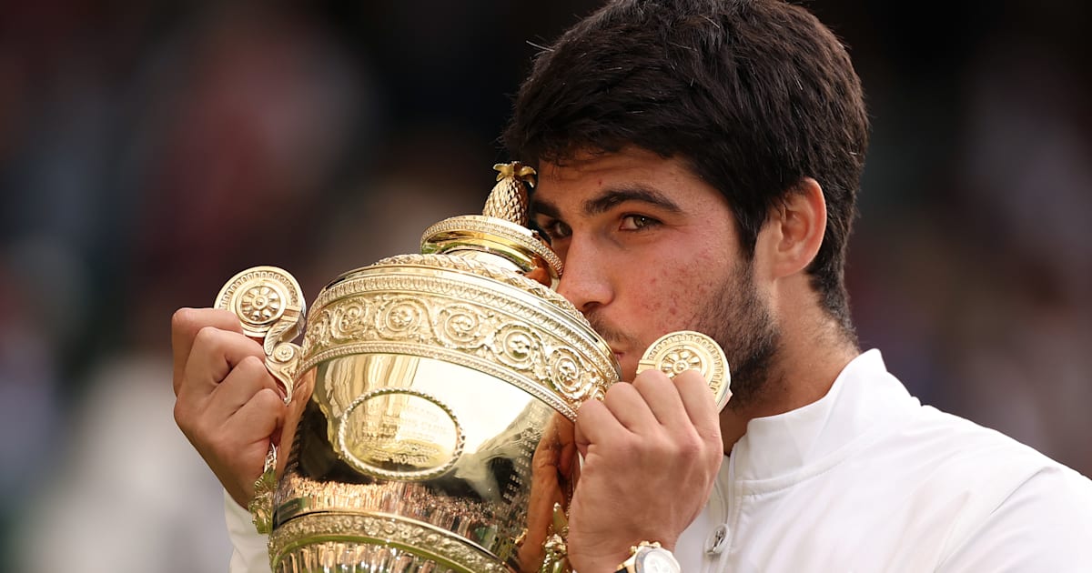 Le nouveau «roi» du tennis espagnol Carlos Alcaraz raconte comment tout a commencé après la victoire au titre de Wimbledon 2023