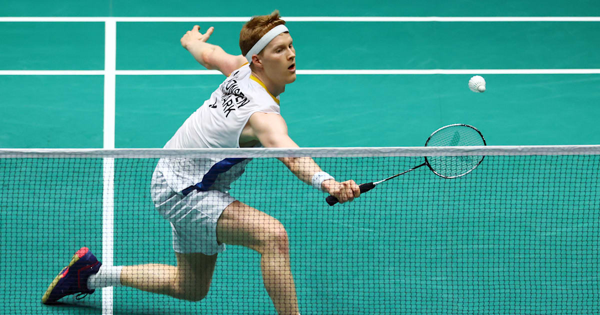 BWF Korea Open 2023 Anders Antonsen beats Loh Kean Yew in men's final