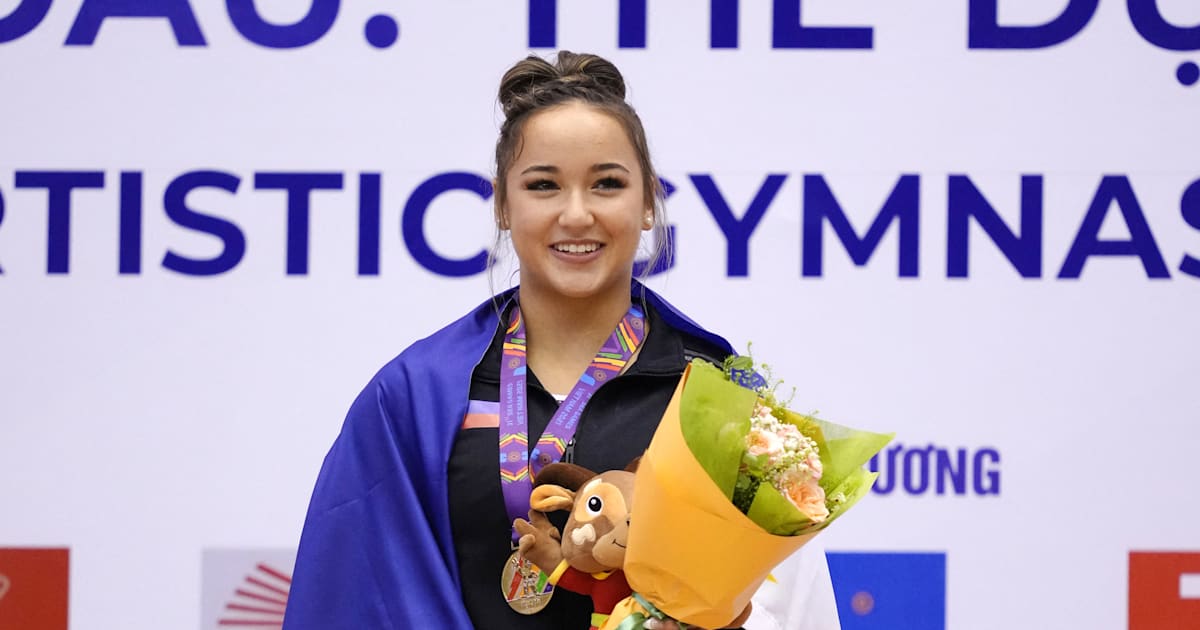 Aleah Finnegan overwhelmed by “love and support” at SEA Games in 2022
