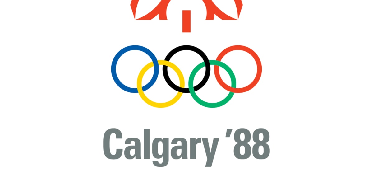 Calgary 1988 Olympic logo, poster design & look of the games