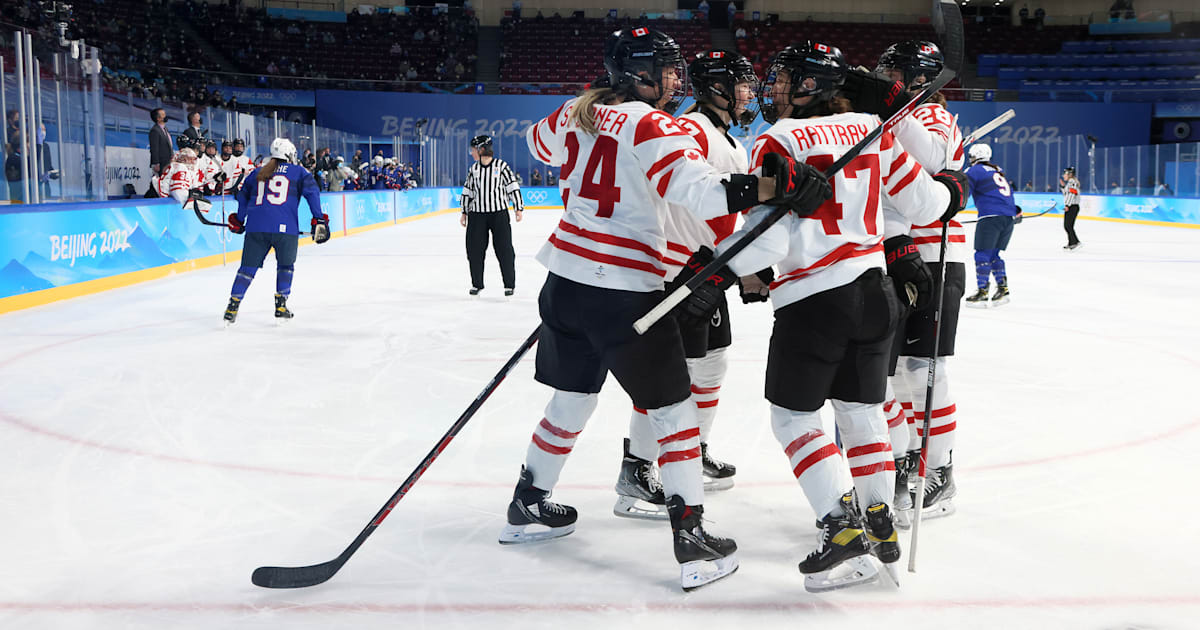 Canada beats USA to remain undefeated in ice hockey in Beijing