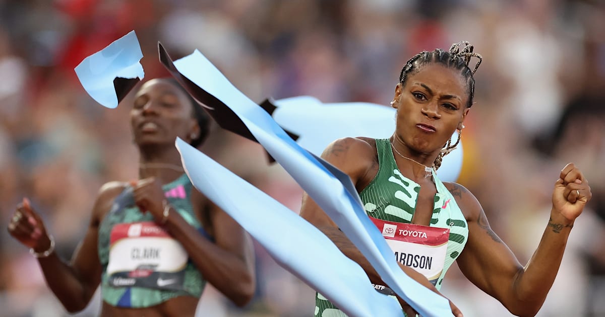 USA Track and Field Championships 2023 Sha'Carri Richardson wins women