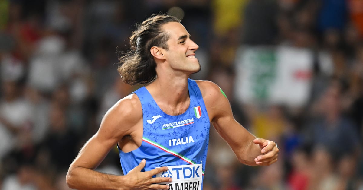 L’italiano Gianmarco Tammperi vince l’oro nel salto in alto