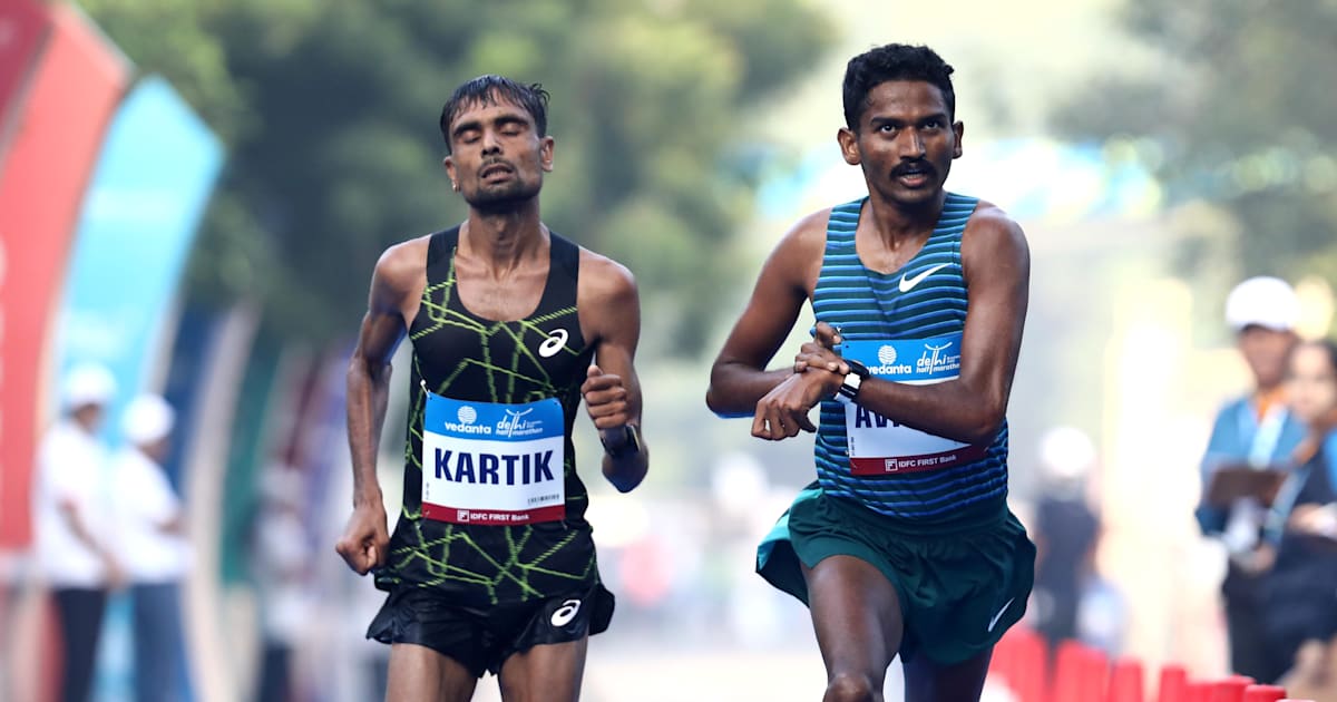 Delhi Half Marathon 2022 results Avinash Sable wins Indian elite race