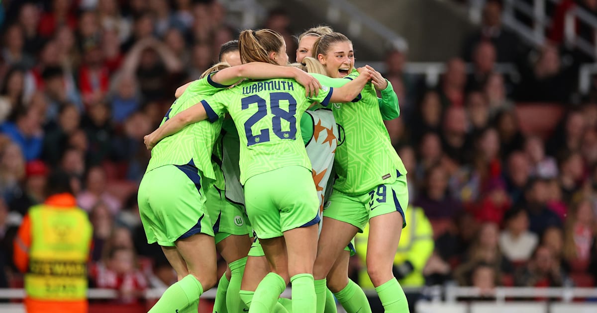 Fussball: Wolfsburg 3:2 gegen Arsenal - Pauline Bremer befördert ...