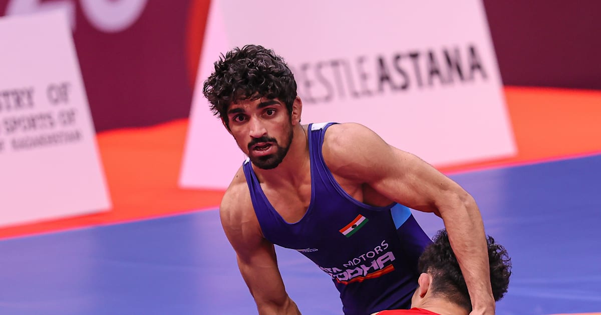 Asian Wrestling Championships 2023: Aman Sehrawat wins gold medal