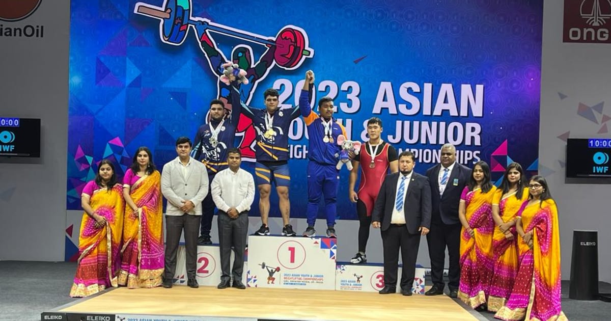 Asian Youth and Junior Weightlifting Championships 2023 India medal