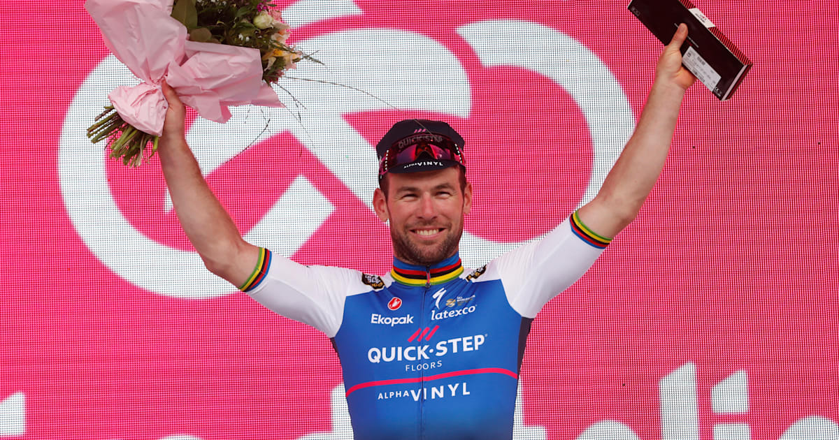 2022 Giro d'Italia stage three Mark Cavendish sprints to win Results