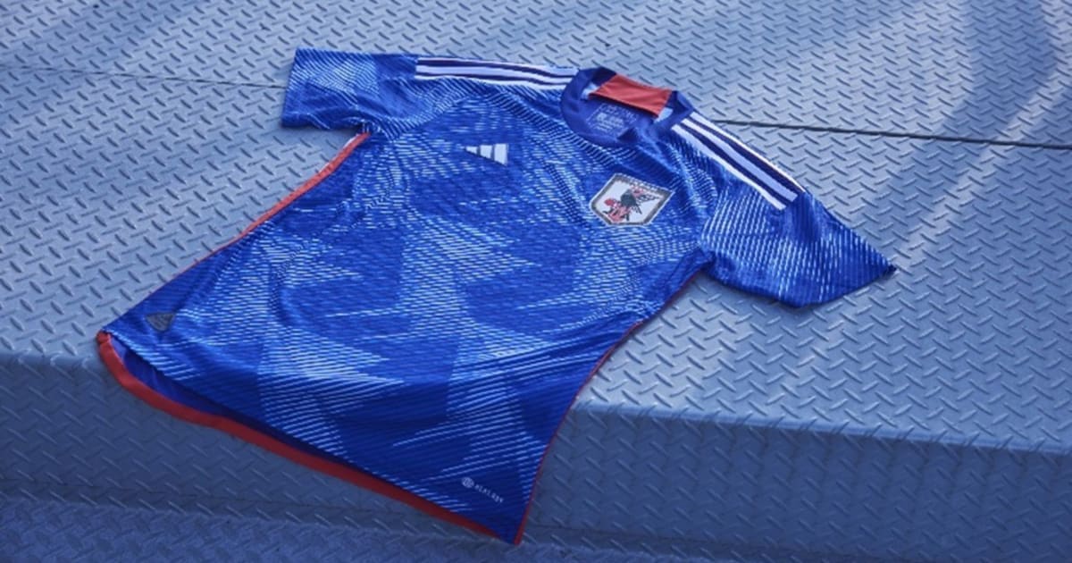 サッカー カタールw杯などで着用する日本代表新ユニフォームが発表 コンセプトは Origami