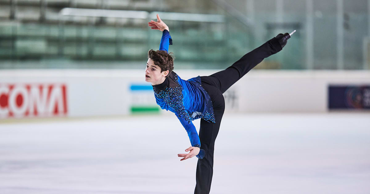 Figure skating Lucas Broussard claims backtoback Junior Grand Prix