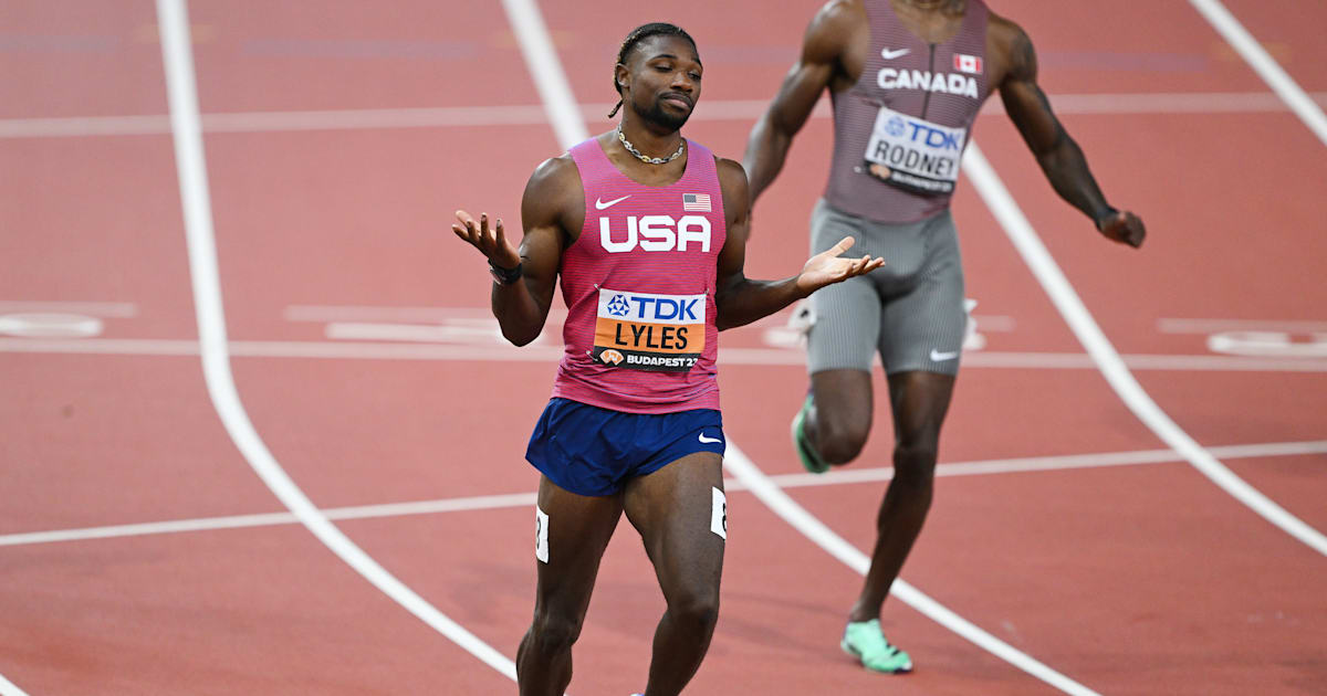 World Athletics Championships 2023 Noah Lyles through to 200m final