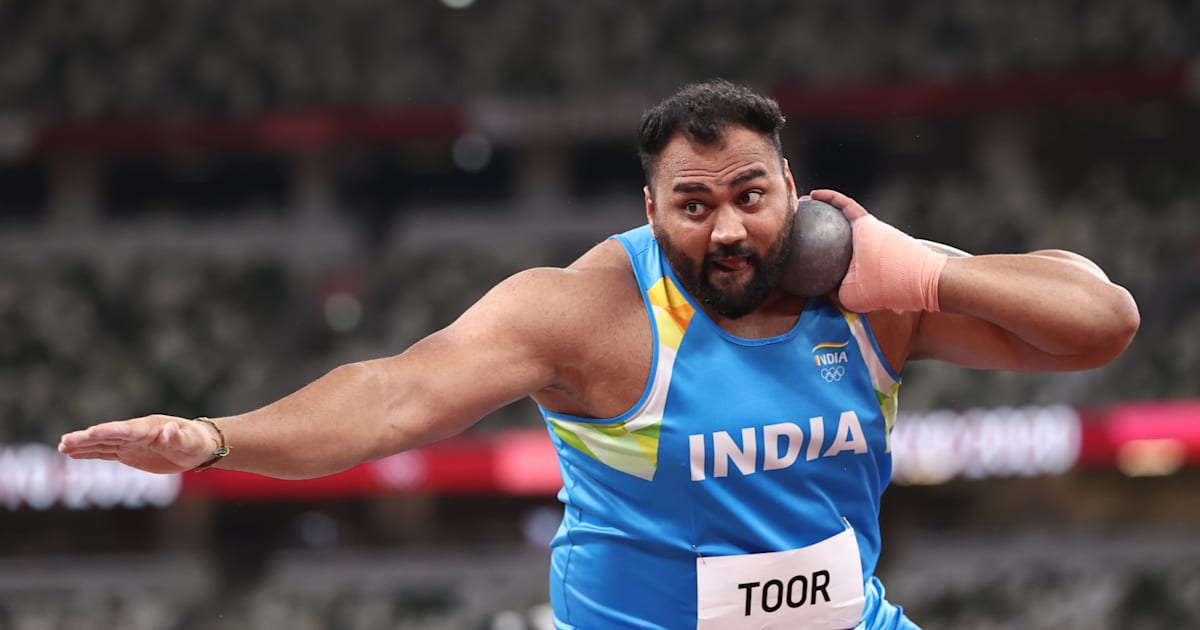 Asian Indoor Athletics Championships Tajinderpal Singh Toor Wins Shot Put Gold Medal