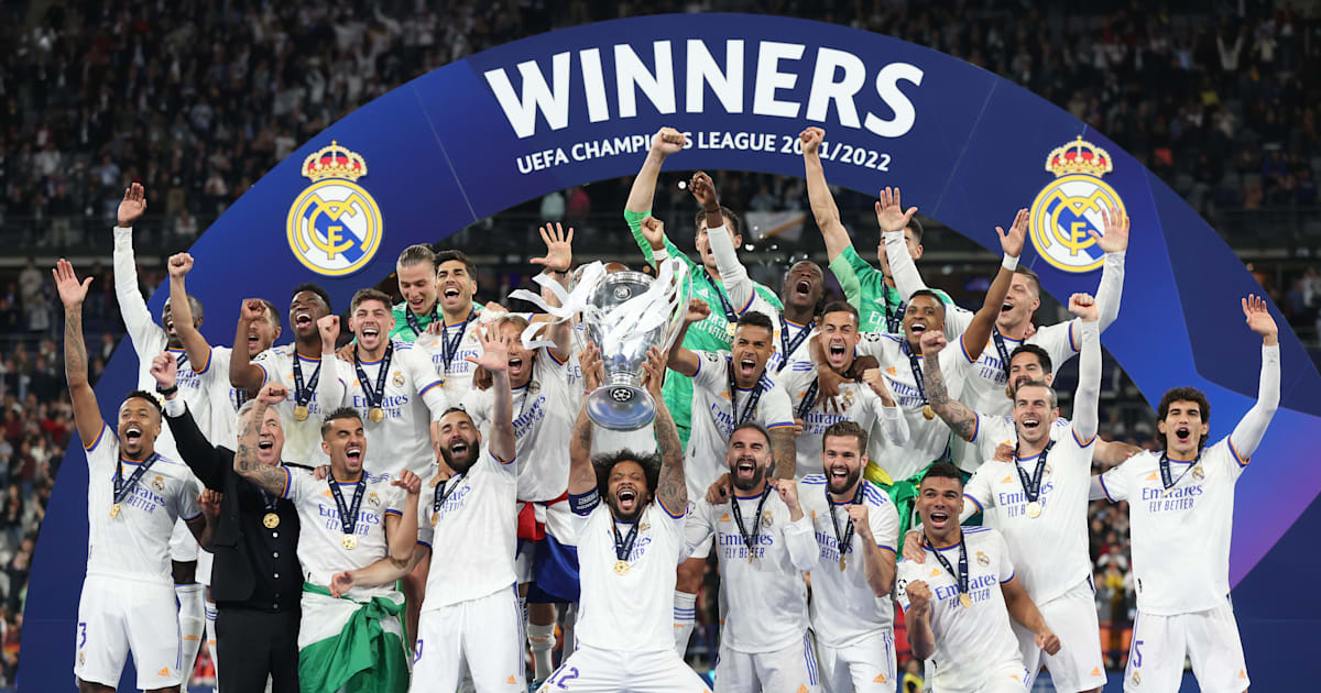 UEFA Champions League roll of honour Real Madrid, AC Milan among top