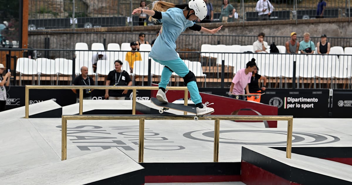 A sneak peek into the second practice day at the 2022 WS Street Skateboarding Championships Rome