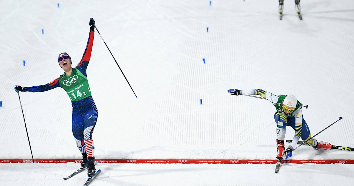 US women claim historic crosscountry gold in team sprint Olympic News