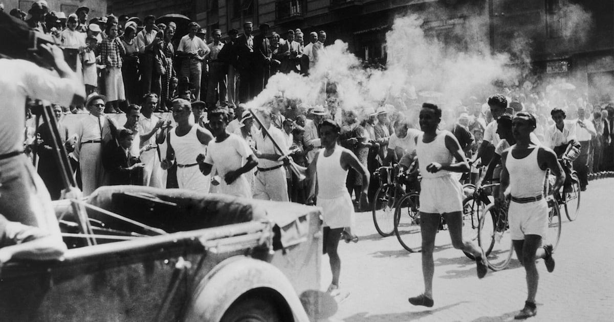 ベルリン1936オリンピック聖火リレー ハイライト