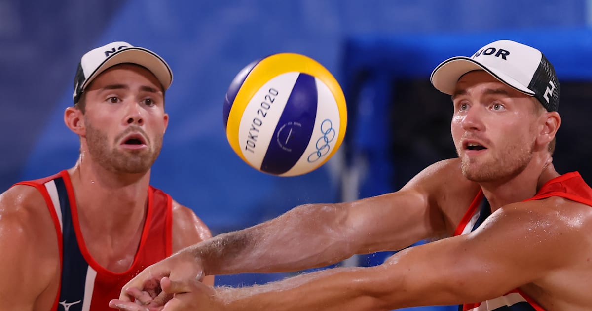 Présentation du beach volley à Tokyo 2020, avec la Norvège et le ROC en