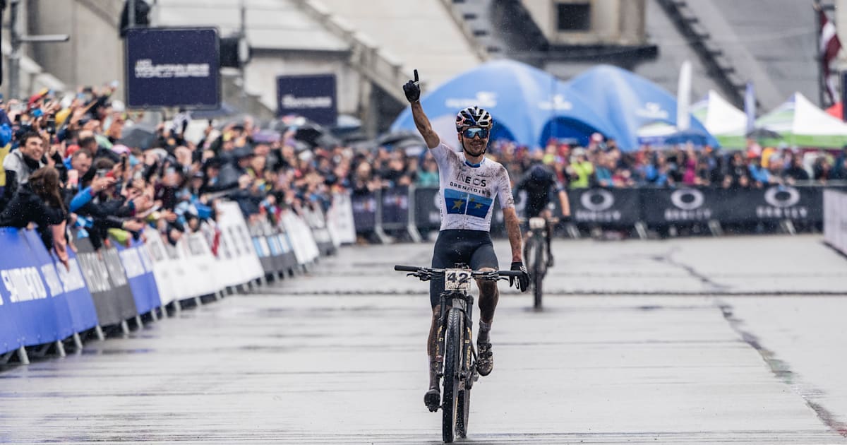 Tom Pidcock recovers from crash to win 2023 MTB World Cup opener in ...