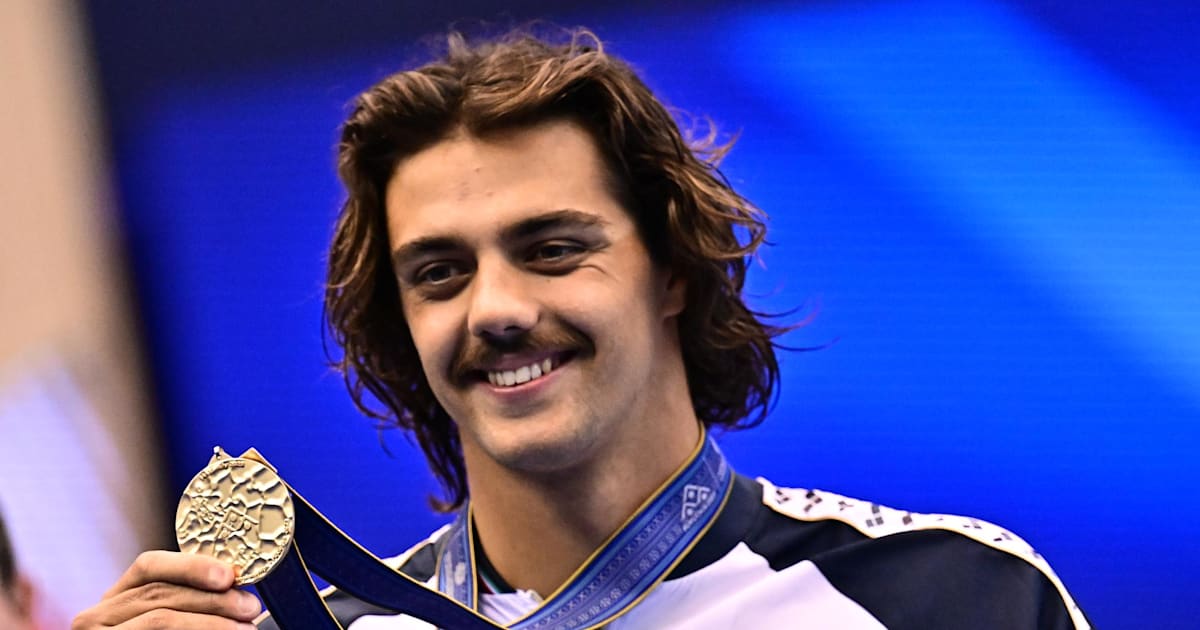 Thomas Ceccon Campione del mondo oro nei 50 m farfalla maschili ai