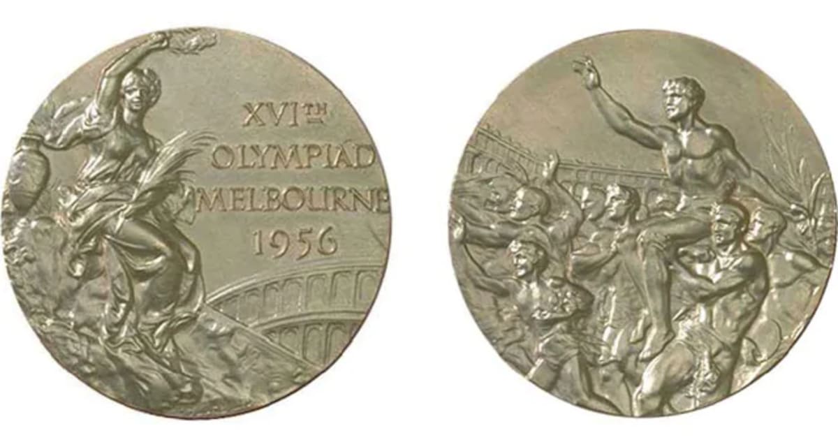 Melbourne 1956 Olympic Medals - Design, History & Photos