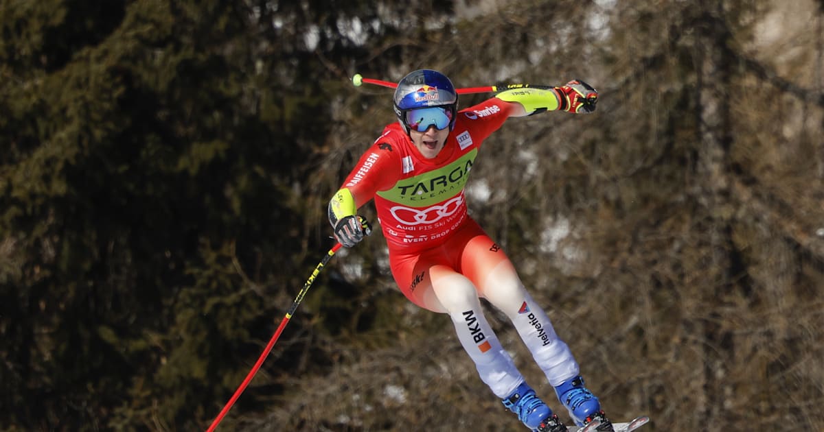 Ski alpin : Marco Odermatt réalise le doublé Super G de Cortina d’Ampezzo