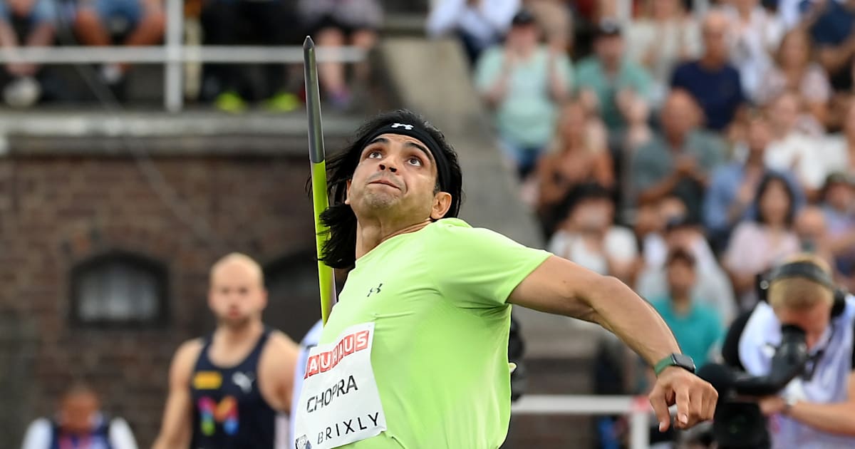 Neeraj Chopra’s javelin throw match time in Lausanne Diamond League