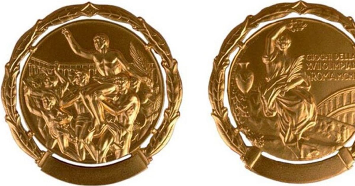 ローマ1960オリンピックメダル デザイン、歴史、写真