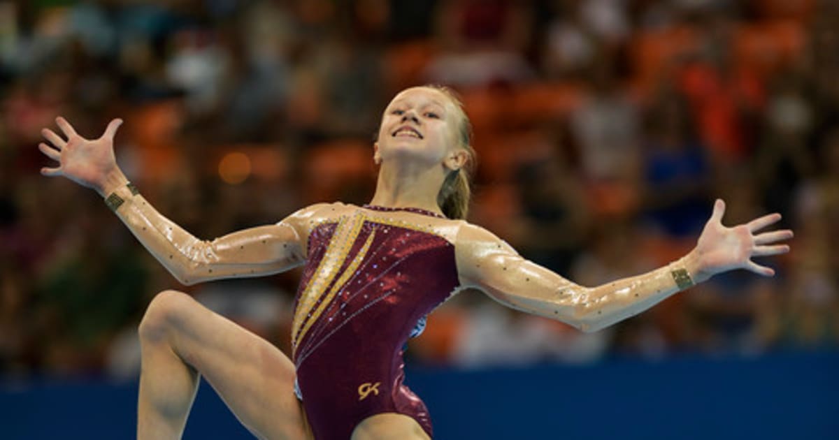 Junior world gymnastics champ Viktoria Listunova doesn't want to miss