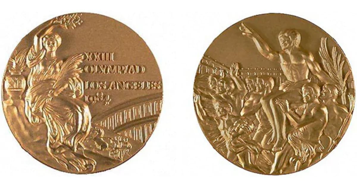 ロサンゼルス1984オリンピックメダル デザイン、歴史、写真