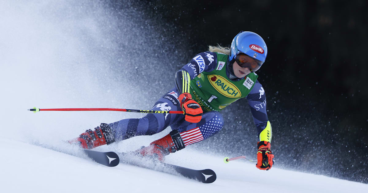 Alpine skiing Mikaela Shiffrin wins Giant Slalom in Semmering to claim