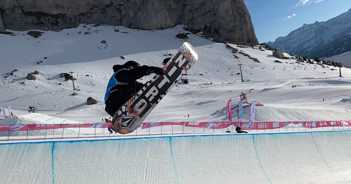 Snowboard training day at Lausanne 2020