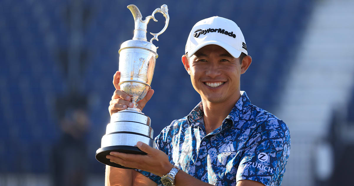 Collin Morikawa The Open golf champion and USA Olympic medal hope