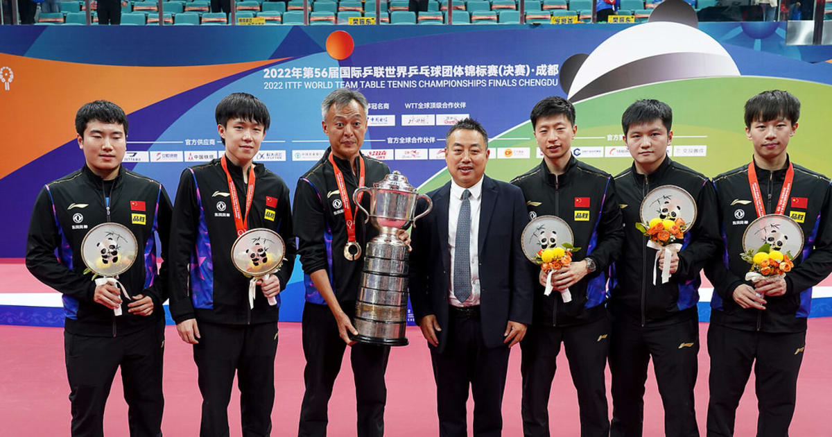 World Team Table Tennis Championships 2022 China win both men's and