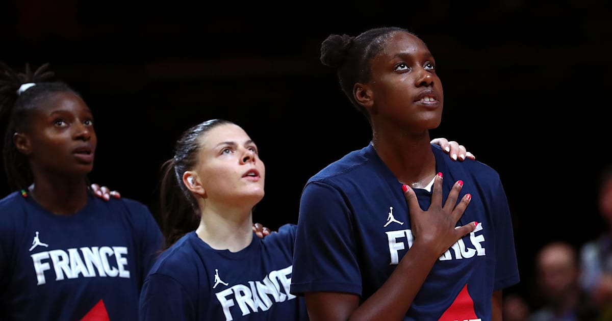 Basketball EuroBasket féminin 2023 Cinq jeunes joueuses de l'équipe