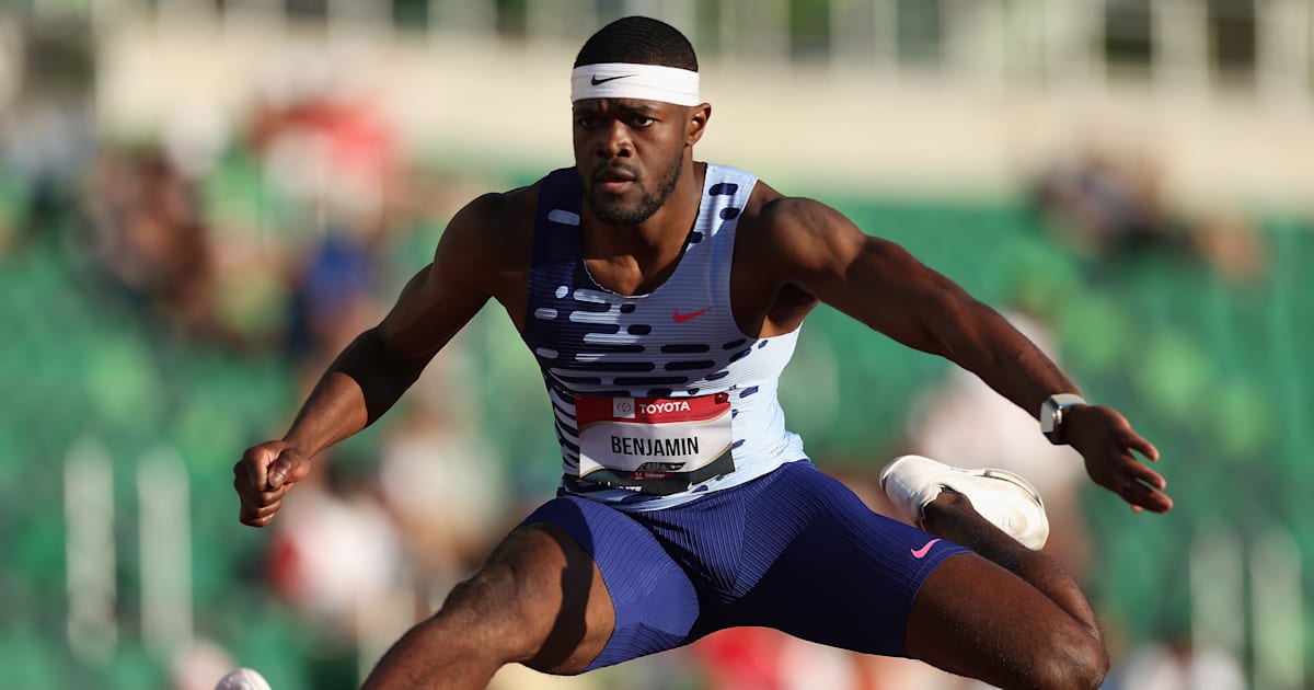 USA Track and Field Championships 2023 Rai Benjamin collects fourth