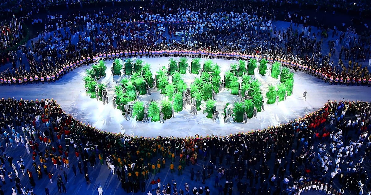 Drapeau Officiel Allemand Des Jeux Olympiques - Rio 2016 - Cérémonie D'ouverture - Pièce Originale