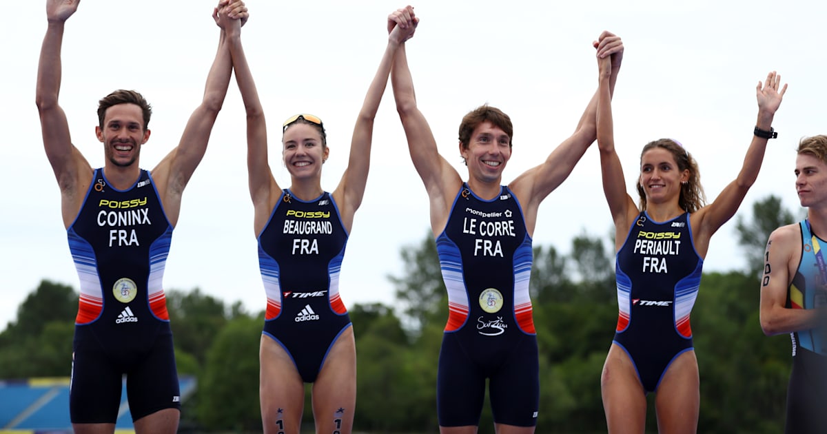 Épreuve test de triathlon de Paris 2024 La sélection française