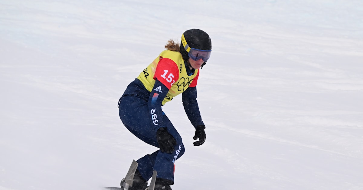 World Cup snowboard cross Charlotte Bankes and Martin Noerl clinch