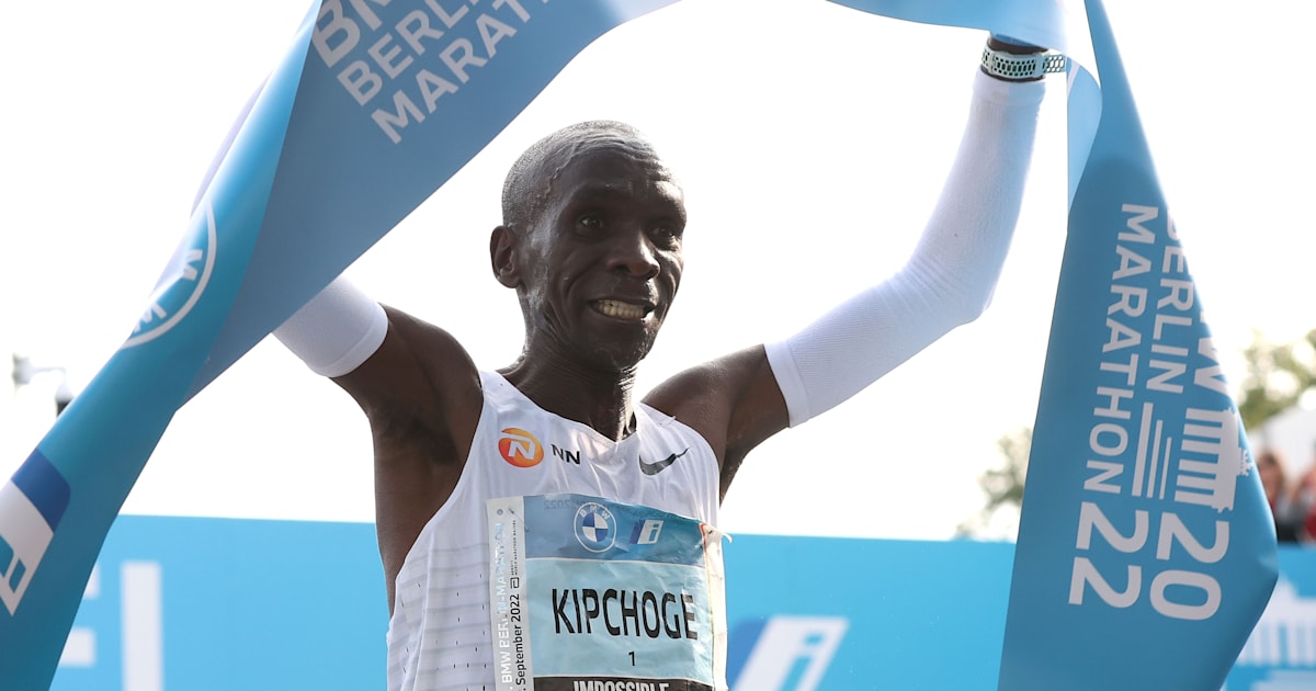  Eliud Kipchoge rompe el récord mundial en el maratón de Berlín de 2022