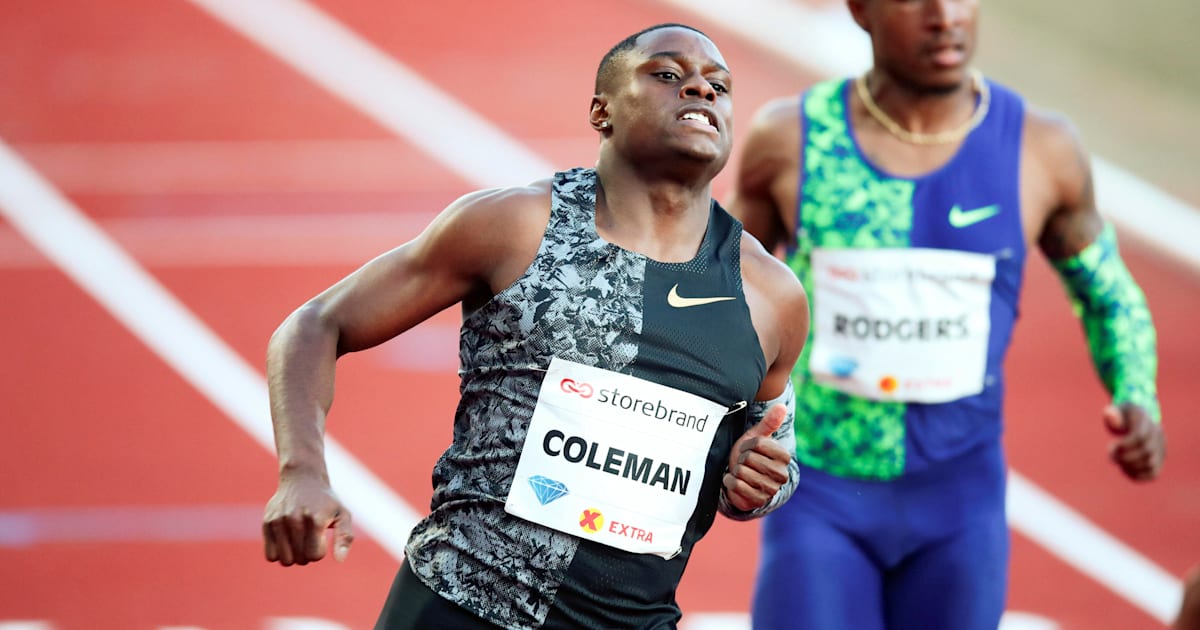 Christian Coleman blitzes 100m at Diamond League Oslo