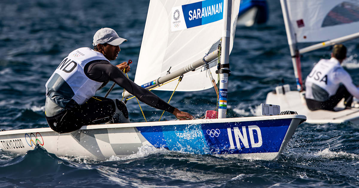 Laser World Championships 2022 sailing Vishnu Saravanan finishes 33rd