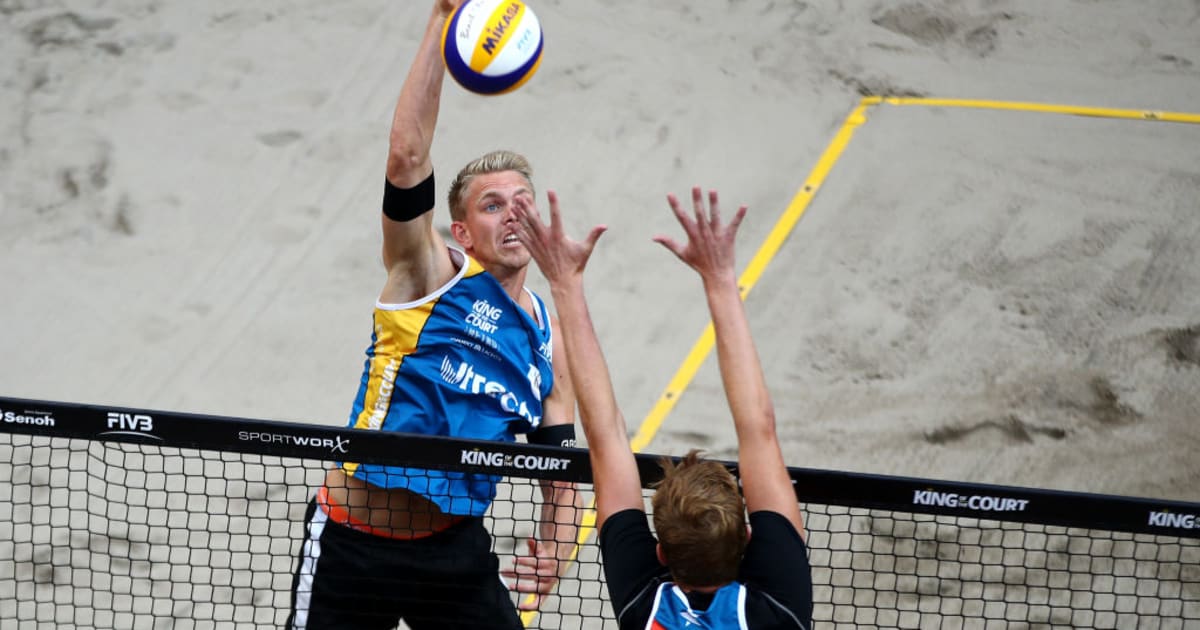 Overview Beach Volleyball King of the Court Finals Doha