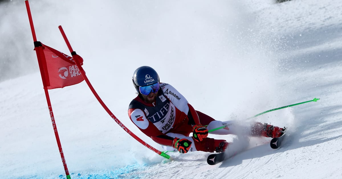 2022/2023 Alpine Ski World Cup: Men's Giant Slalom Palisades Tahoe Results